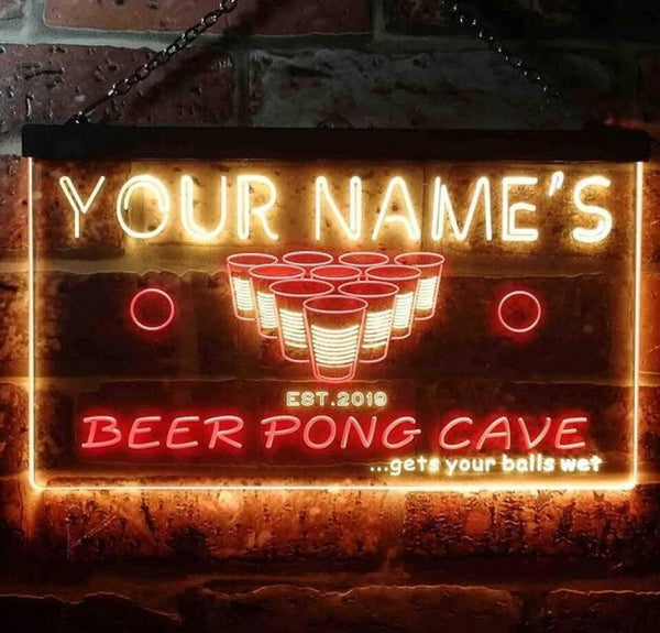 AdvPro - Personalized Beer Pong Cave st6-qr1-tm (v1) - Customizer