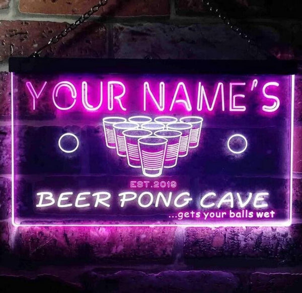 AdvPro - Personalized Beer Pong Cave st6-qr1-tm (v1) - Customizer