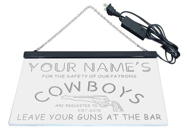 AdvPro - Personalized Cowboys Gun Bar st6-qg1-tm (v1) - Customizer