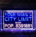 AdvPro - Personalized Custom City Limit Name Population st6-t1-tm (v1) - Customizer