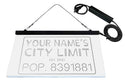 AdvPro - Personalized Custom City Limit Name Population st6-t1-tm (v1) - Customizer