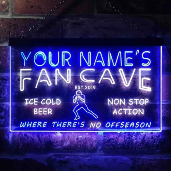 AdvPro - Personalized Football Fan Cave Bar Beer st6-te1-tm (v1) - Customizer