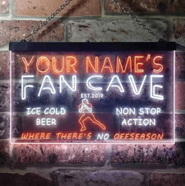 AdvPro - Personalized Football Fan Cave Bar Beer st6-te1-tm (v1) - Customizer