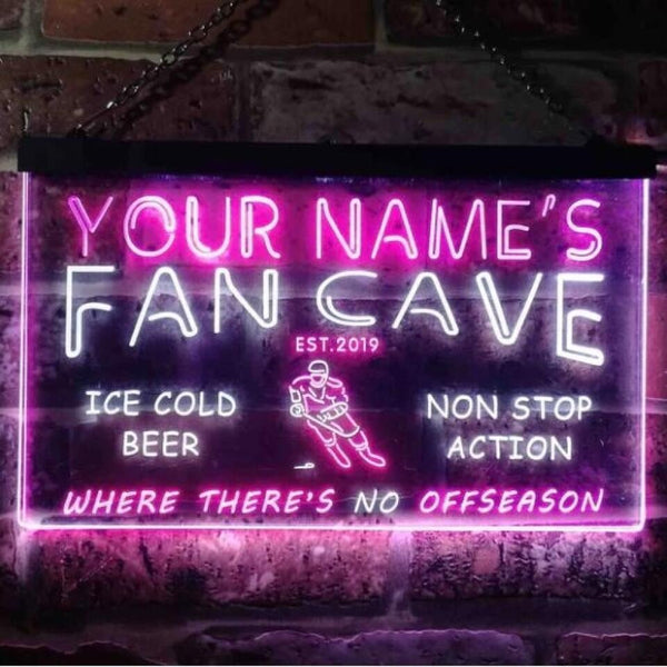 AdvPro - Personalized Hockey Fan Cave Bar Beer st6-tg1-tm (v1) - Customizer