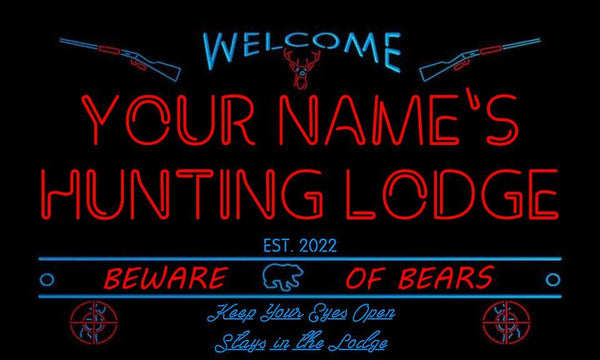 TeeInBlue - Personalized Hunting Lodge Firearms Man Cave Bar st6-QL1-tm (v1) - Customizer