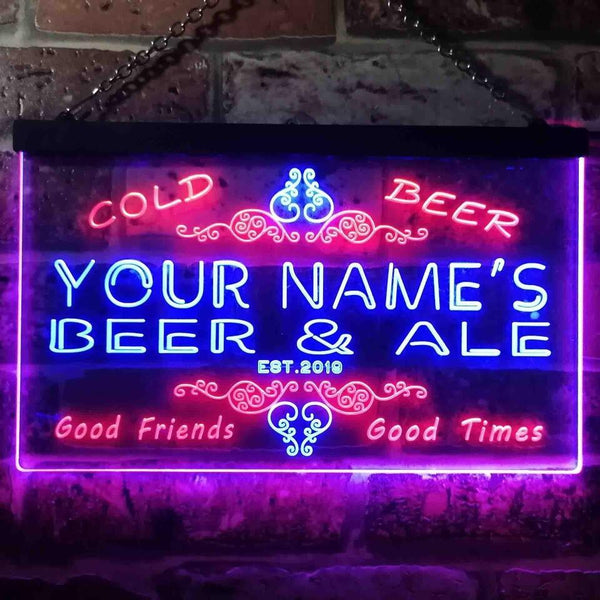 TeeInBlue - Personalized Beer & Ale Vintage Bar Cold Beer st6-qs1-tm (v1) - Customizer