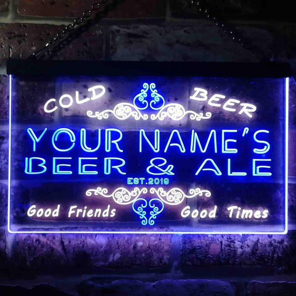 TeeInBlue - Personalized Beer & Ale Vintage Bar Cold Beer st6-qs1-tm (v1) - Customizer