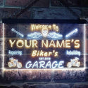 TeeInBlue - Personalized Biker's Garage Motorcycle Repair Bar st6-qu1-tm (v1) - Customizer