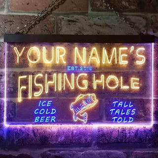 TeeInBlue - Personalized Fly Fishing Hole Den Beer Bar st6-qx1-tm (v1) - Customizer
