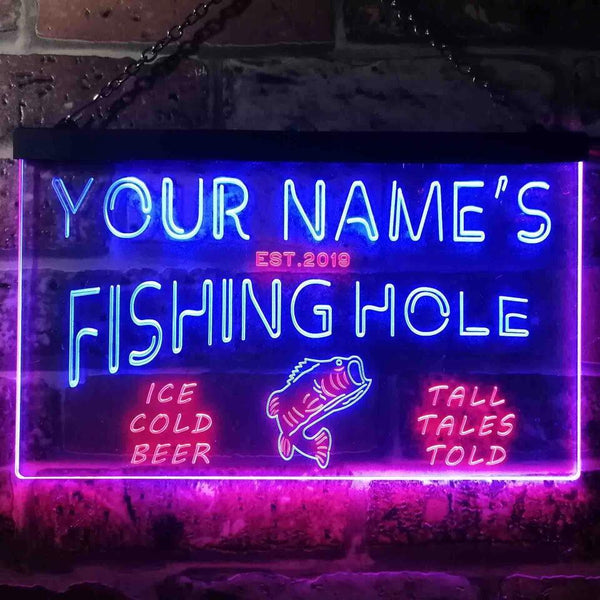 TeeInBlue - Personalized Fly Fishing Hole Den Beer Bar st6-qx1-tm (v1) - Customizer