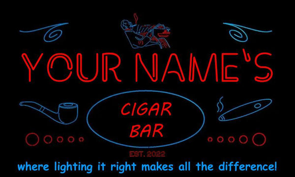 TeeInBlue - Personalized Cigar Pipe Bar Lounge st6-qz1-tm (v1) - Customizer