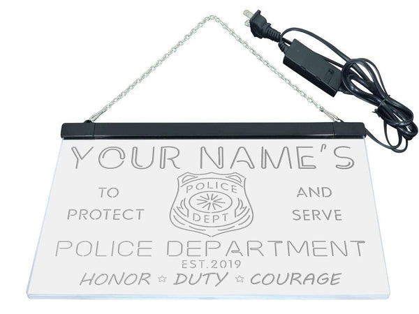 TeeInBlue - Personalized Police Station Badge Bar Beer st6-tk1-tm (v1) - Customizer