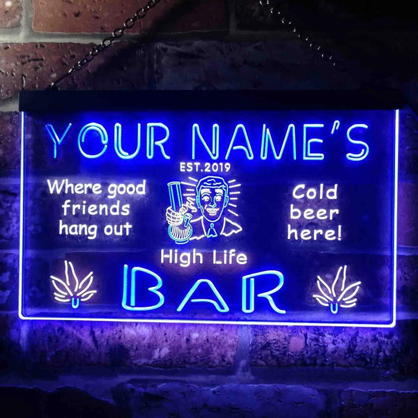 TeeInBlue - Personalized Marijuana Cannabis High Life Bar Beer st6-tp1-tm (v1) - Customizer