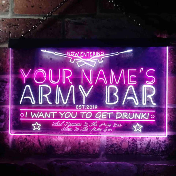 TeeInBlue - Personalized Army Man Cave Bar Beer st6-tq1-tm (v1) - Customizer