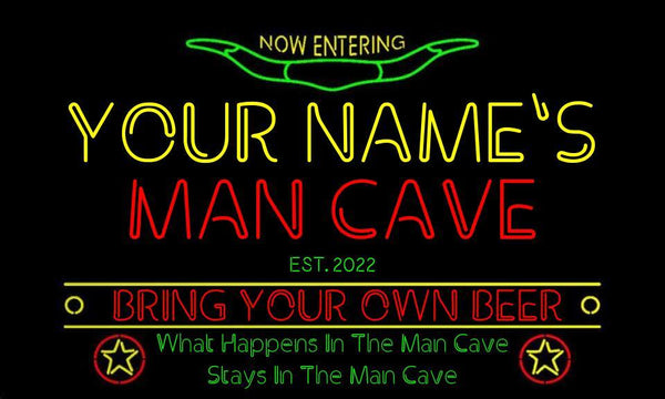 AdvPro - Personalized Cowboy Man Cave st9-pb2-tm (v1) - Customizer