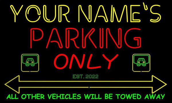 AdvPro - Personalized Parking Space Garage st9-qo1-tm (v1) - Customizer