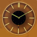 ADVPRO Stripe Index Illuminated Edge Lit Bar Beer Neon Sign Wall Clock with LED Night Light cnc2005 - Yellow