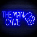 ADVPRO The Man Cave with Beer Mug Ultra-Bright LED Neon Sign fn-i4032 - Blue