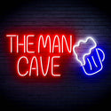 ADVPRO The Man Cave with Beer Mug Ultra-Bright LED Neon Sign fn-i4032 - Multi-Color 1