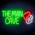 ADVPRO The Man Cave with Beer Mug Ultra-Bright LED Neon Sign fn-i4032 - Multi-Color 2