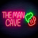 ADVPRO The Man Cave with Beer Mug Ultra-Bright LED Neon Sign fn-i4032 - Multi-Color 3