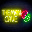 ADVPRO The Man Cave with Beer Mug Ultra-Bright LED Neon Sign fn-i4032 - Multi-Color 4