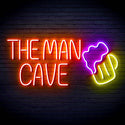 ADVPRO The Man Cave with Beer Mug Ultra-Bright LED Neon Sign fn-i4032 - Multi-Color 6