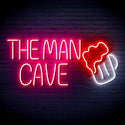 ADVPRO The Man Cave with Beer Mug Ultra-Bright LED Neon Sign fn-i4032 - Multi-Color 9