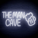 ADVPRO The Man Cave with Beer Mug Ultra-Bright LED Neon Sign fn-i4032 - White