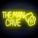 ADVPRO The Man Cave with Beer Mug Ultra-Bright LED Neon Sign fn-i4032 - Yellow
