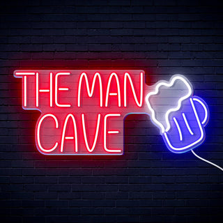 ADVPRO The Man Cave with Beer Mug Ultra-Bright LED Neon Sign fn-i4032