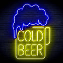 ADVPRO Cold Beer Ultra-Bright LED Neon Sign fn-i4039 - Blue & Yellow