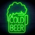 ADVPRO Cold Beer Ultra-Bright LED Neon Sign fn-i4039 - Golden Yellow
