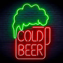 ADVPRO Cold Beer Ultra-Bright LED Neon Sign fn-i4039 - Green & Red