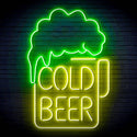 ADVPRO Cold Beer Ultra-Bright LED Neon Sign fn-i4039 - Green & Yellow
