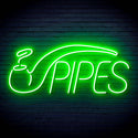 ADVPRO Cigarette Ciga Pipes Ultra-Bright LED Neon Sign fn-i4040 - Golden Yellow