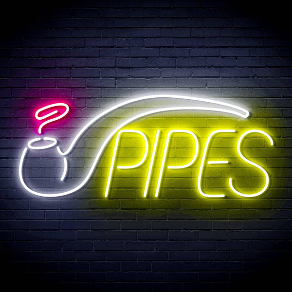 ADVPRO Cigarette Ciga Pipes Ultra-Bright LED Neon Sign fn-i4040 - Multi-Color 2