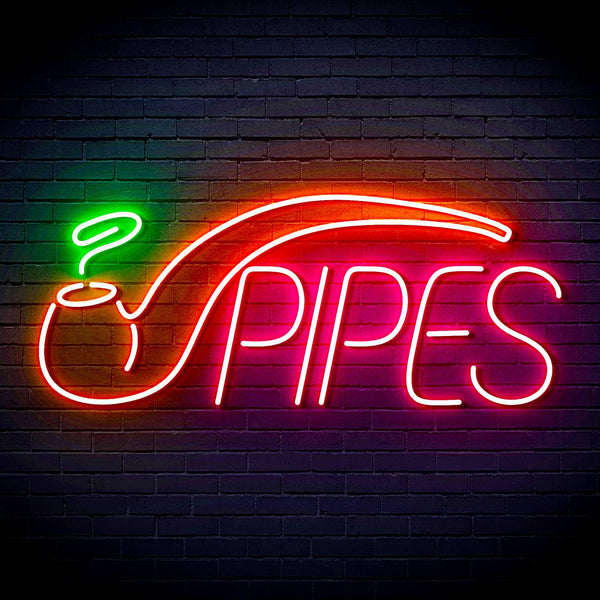 ADVPRO Cigarette Ciga Pipes Ultra-Bright LED Neon Sign fn-i4040 - Multi-Color 4