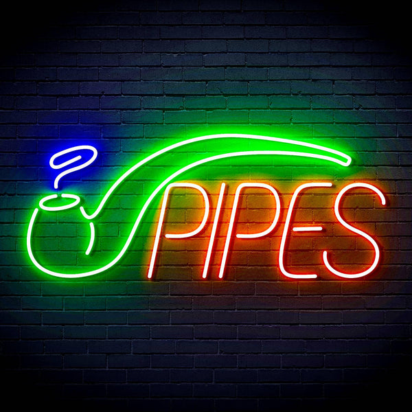 ADVPRO Cigarette Ciga Pipes Ultra-Bright LED Neon Sign fn-i4040 - Multi-Color 5