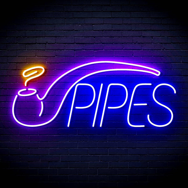 ADVPRO Cigarette Ciga Pipes Ultra-Bright LED Neon Sign fn-i4040 - Multi-Color 7