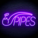 ADVPRO Cigarette Ciga Pipes Ultra-Bright LED Neon Sign fn-i4040 - Purple