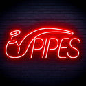 ADVPRO Cigarette Ciga Pipes Ultra-Bright LED Neon Sign fn-i4040 - Red