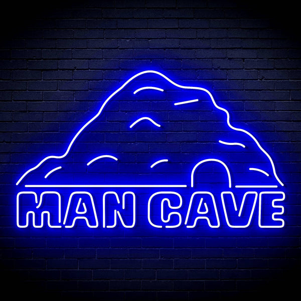 ADVPRO MANCAVE with a cave Ultra-Bright LED Neon Sign fn-i4042 - Blue