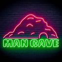 ADVPRO MANCAVE with a cave Ultra-Bright LED Neon Sign fn-i4042 - Green & Pink