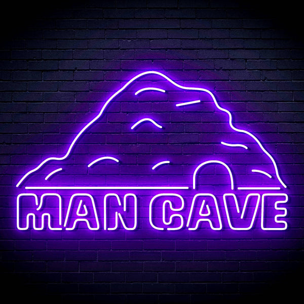 ADVPRO MANCAVE with a cave Ultra-Bright LED Neon Sign fn-i4042 - Purple