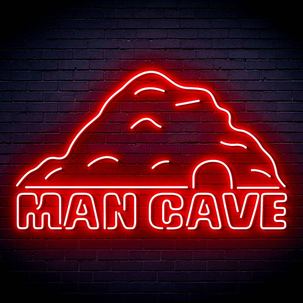 ADVPRO MANCAVE with a cave Ultra-Bright LED Neon Sign fn-i4042 - Red