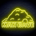 ADVPRO MANCAVE with a cave Ultra-Bright LED Neon Sign fn-i4042 - Yellow