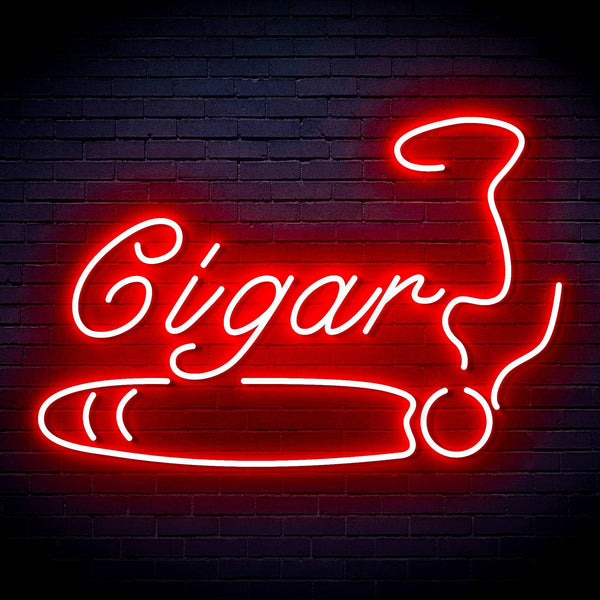 ADVPRO Cigarette Ciga Pipes Ultra-Bright LED Neon Sign fn-i4043 - Red