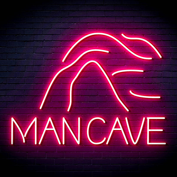 ADVPRO MANCAVE with a cave Ultra-Bright LED Neon Sign fn-i4044 - Pink