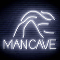 ADVPRO MANCAVE with a cave Ultra-Bright LED Neon Sign fn-i4044 - White